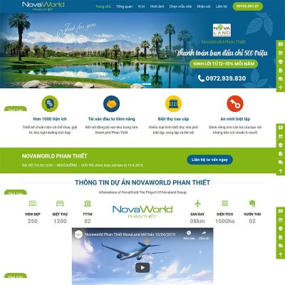 Bds9 - Mẫu Theme Wordpress Dự Án NovaWord